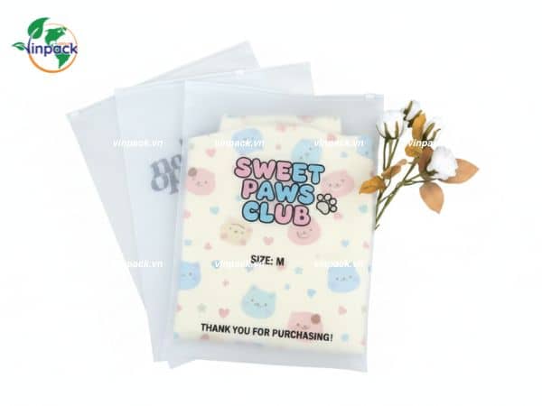 Túi zipper đựng quần áo