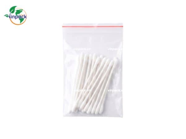 Túi zipper đựng tăm bông