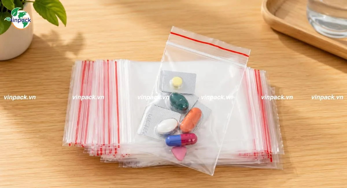 Mẫu túi zipper đựng thuốc