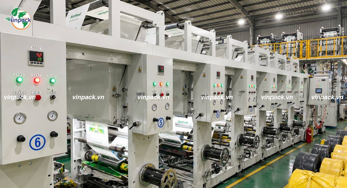 Xưởng in bao bì 10.000m2 đạt chuẩn ISO 22000:2018 của Vinpack