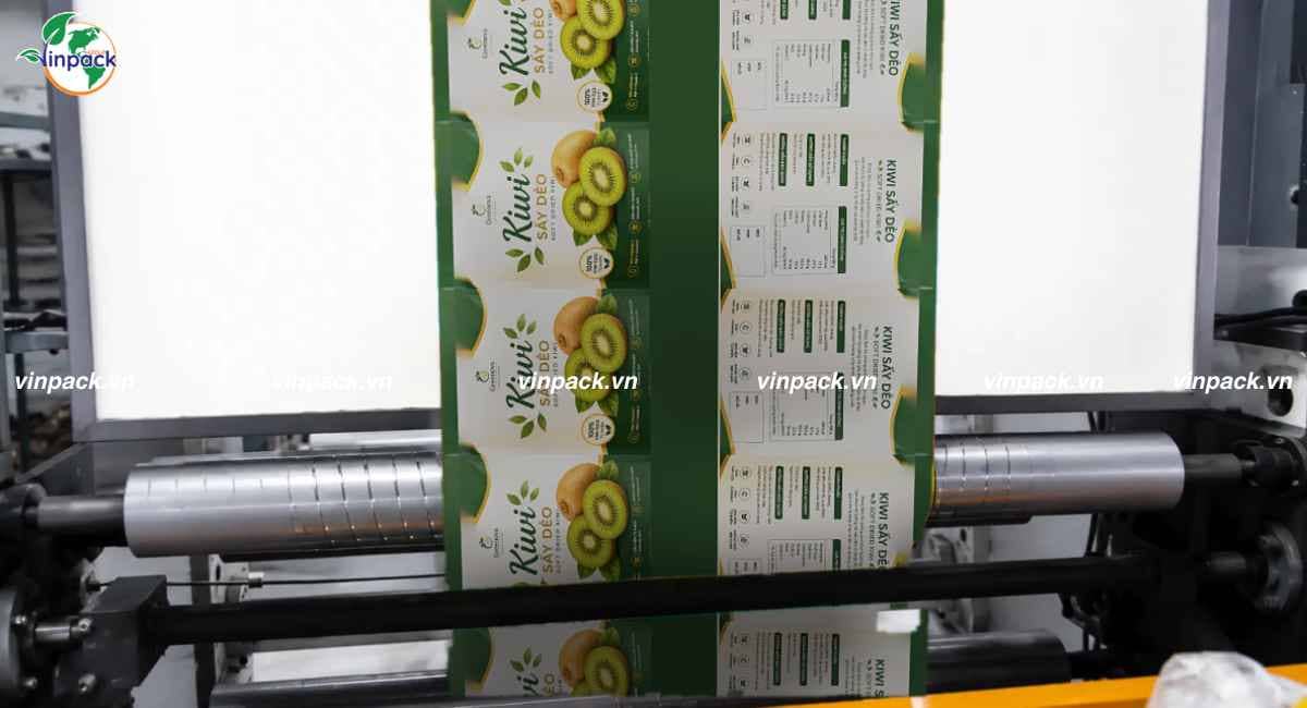 Xưởng sản xuất bao bì kiwi sấy dẻo theo yêu cầu