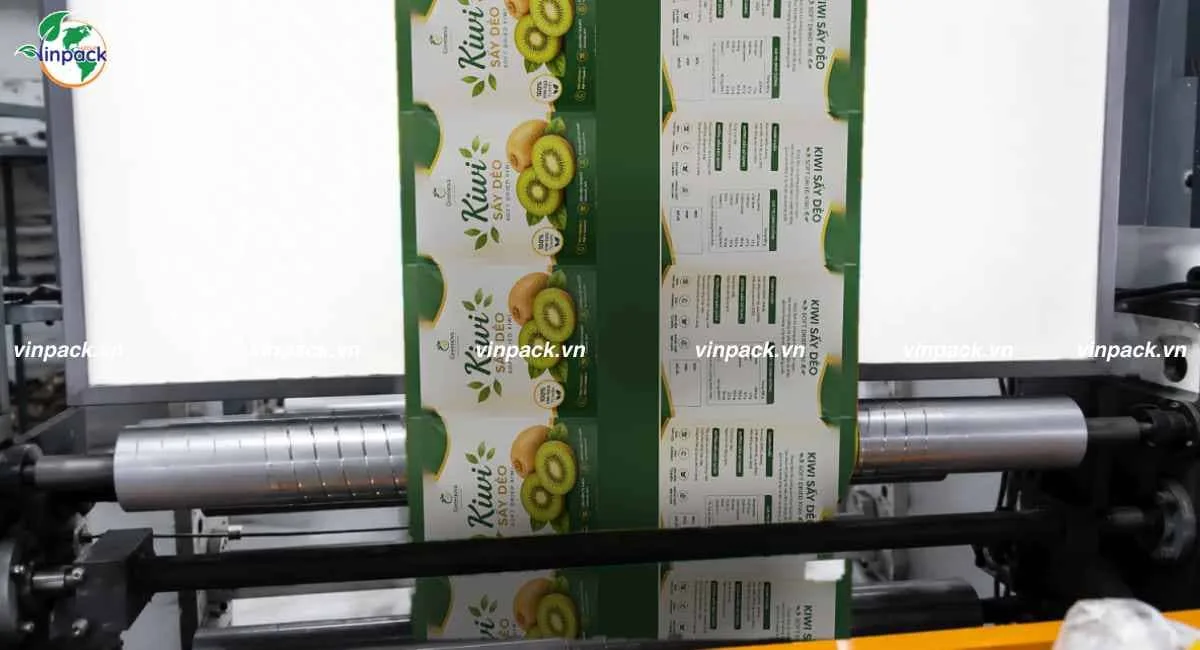 Xưởng sản xuất bao bì kiwi sấy dẻo theo yêu cầu