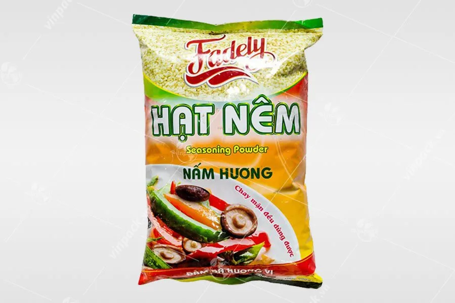 Bao bì hạt niêm kiểu túi hàn lưng