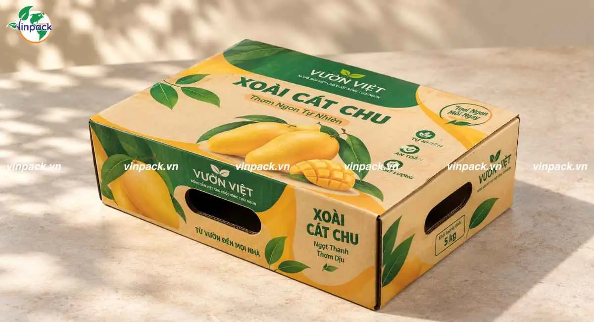 In thùng carton đựng thực phẩm theo yêu cầu
