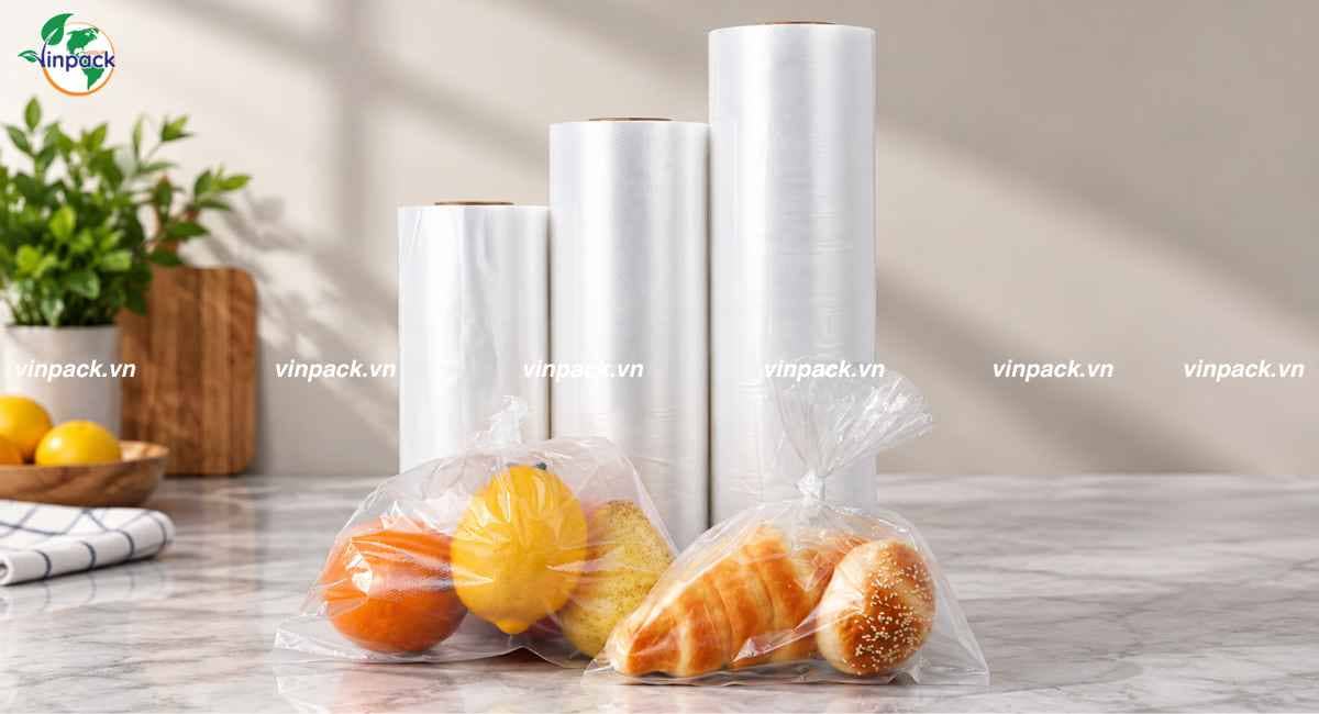 Mẫu túi cuộn trọn đựng thực phẩm nhiều kích thước