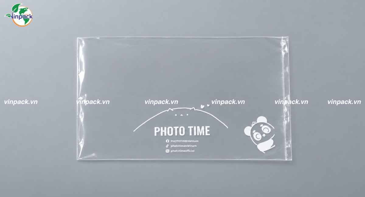 Mẫu túi miệng bằng OPP đựng ảnh photobooth