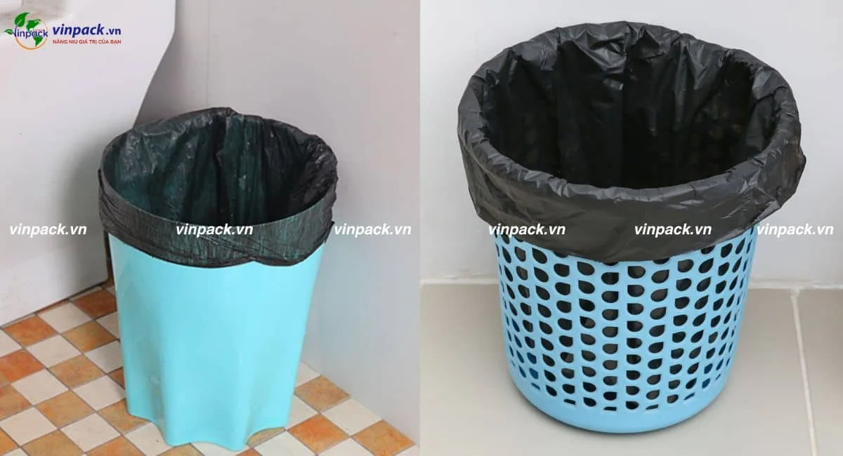 Túi đựng rác cuộn cho thùng rác phòng tắm