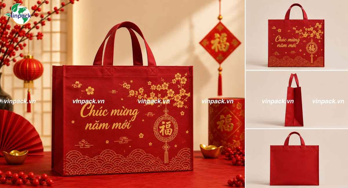 Cấu tạo định lượng túi vải không dệt đựng lịch