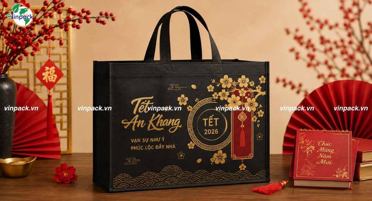 In túi vải không dệt đựng lịch theo yêu cầu
