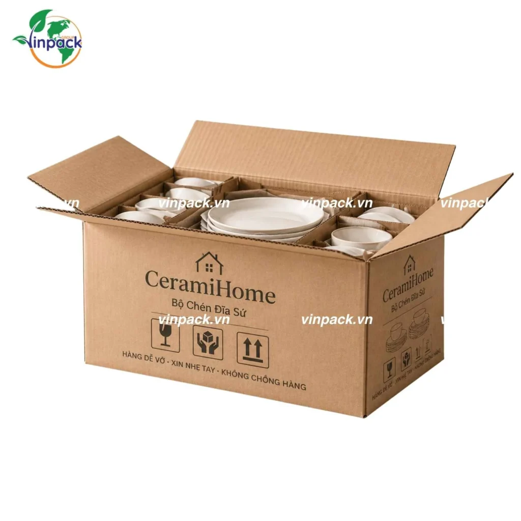 Thùng carton Đựng Đồ Dễ Vỡ