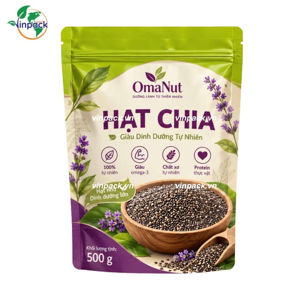 Bao Bì Hạt Chia