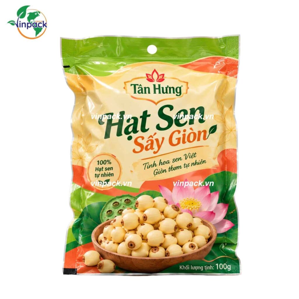 Bao Bì Hạt Sen Sấy