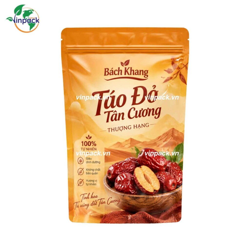Bao Bì Táo Đỏ Sấy