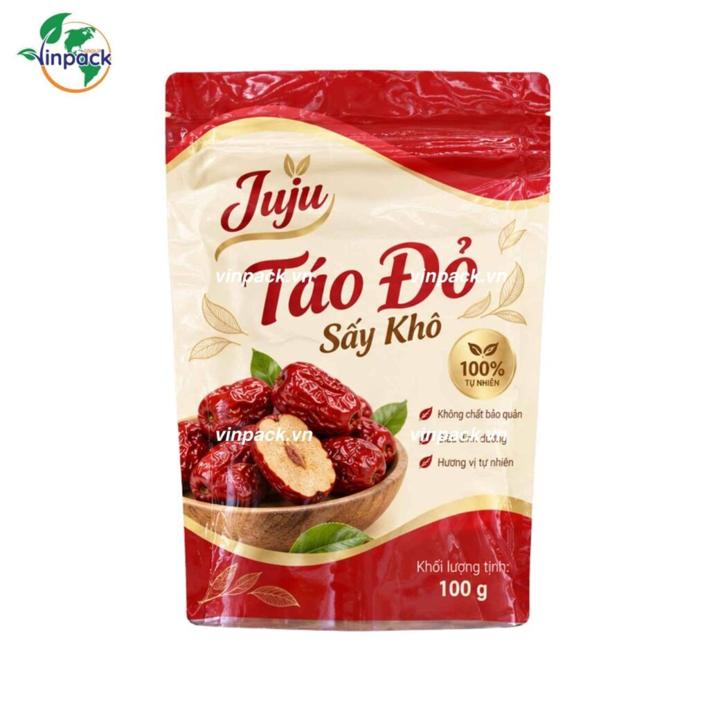 Bao Bì Táo Đỏ Sấy