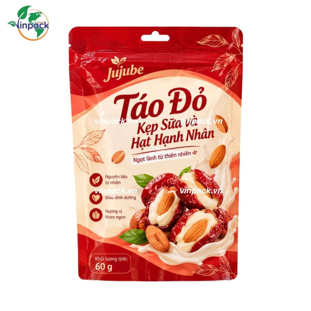 Bao Bì Táo Đỏ Sấy