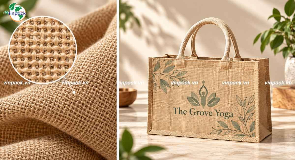 Chất liệu túi vải đay linen yoga