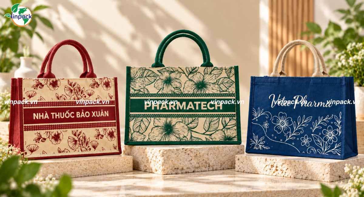 Dịch vụ in túi vải dược phẩm