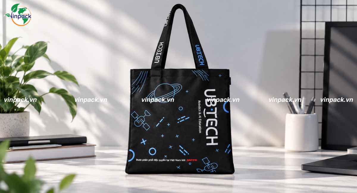 Mẫu túi tote canvas in theo yêu cầu
