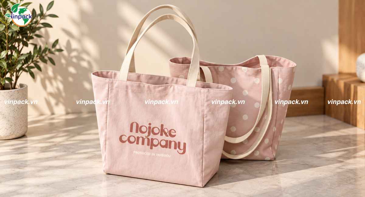 Mẫu túi vải canvas Hàn Quốc đẹp