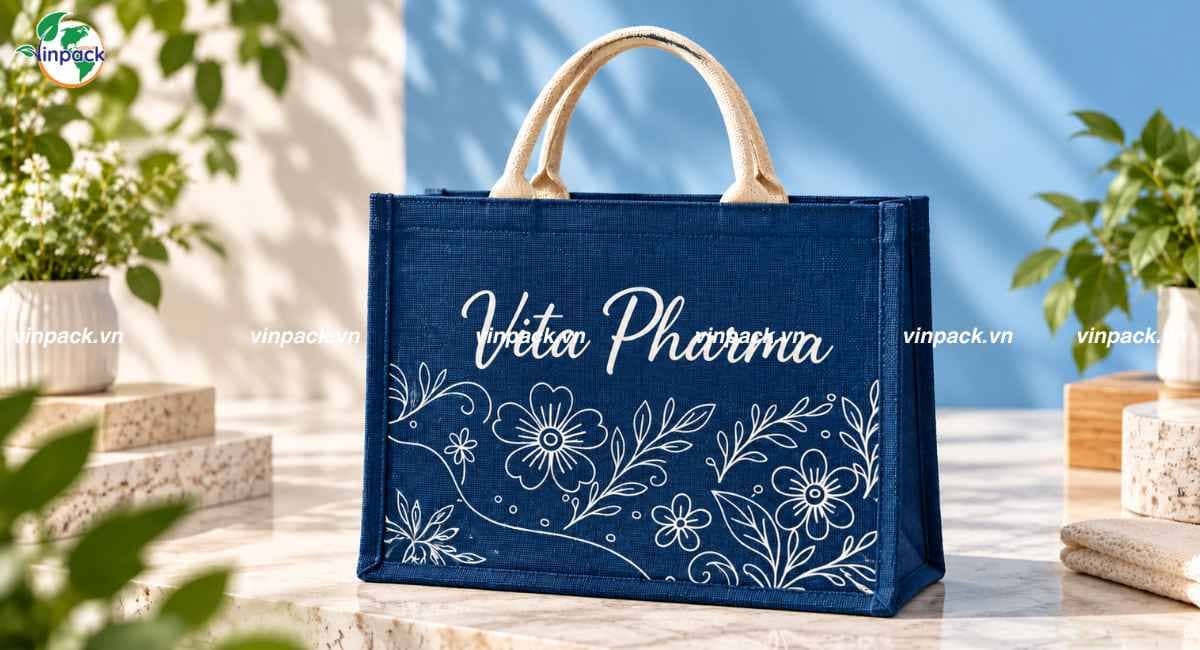 Mẫu túi vải đay dược phẩm