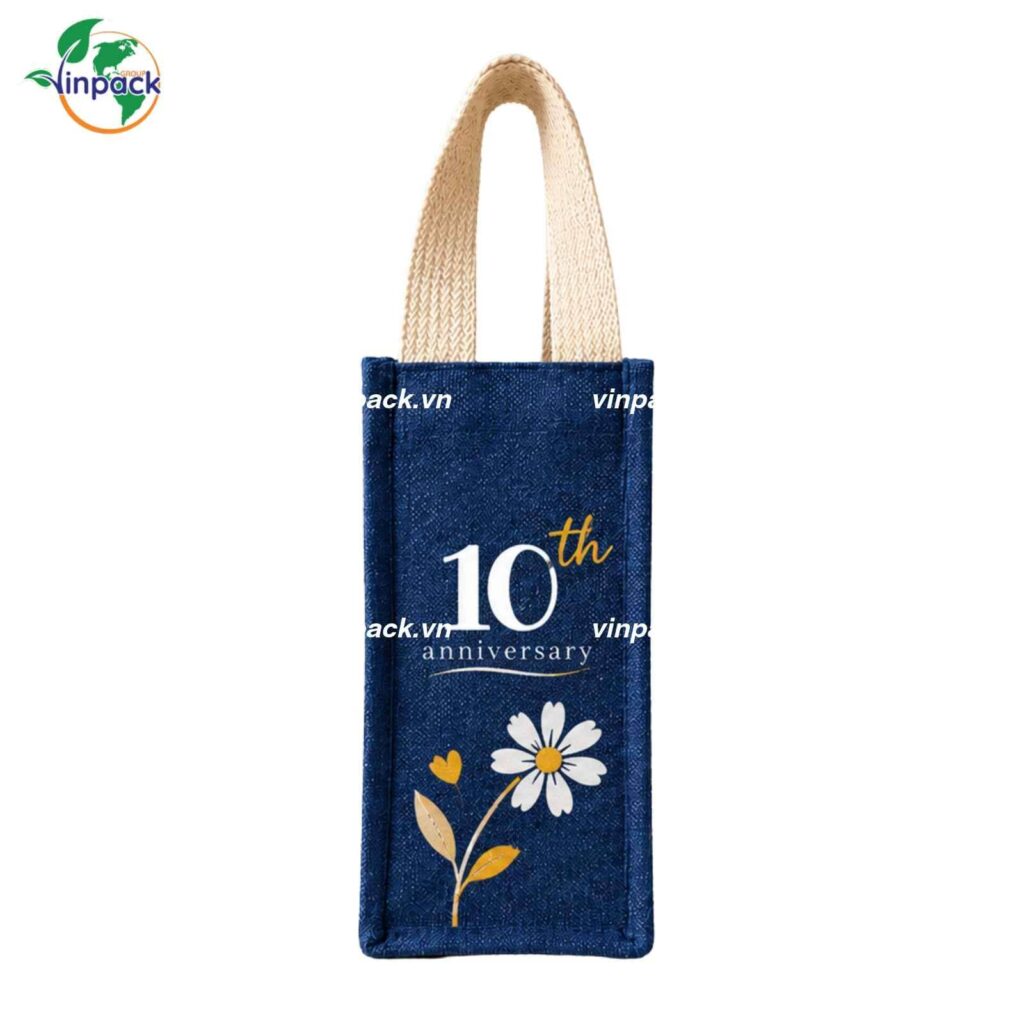 Túi Vải Đay Đựng Bình Nước