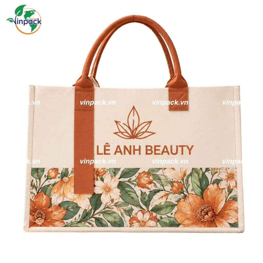 Túi Vải Đay Đựng Mỹ Phẩm