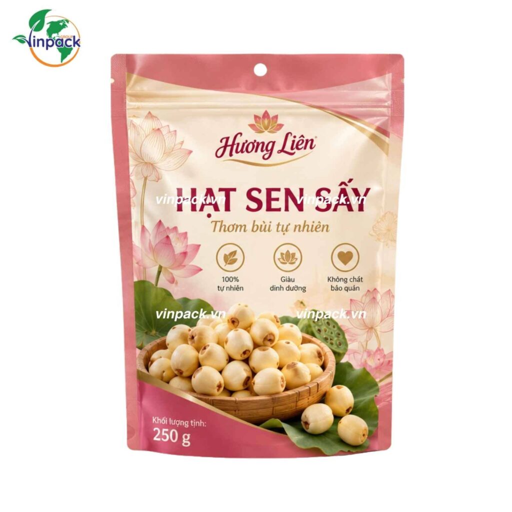 Bao Bì Hạt Sen Sấy