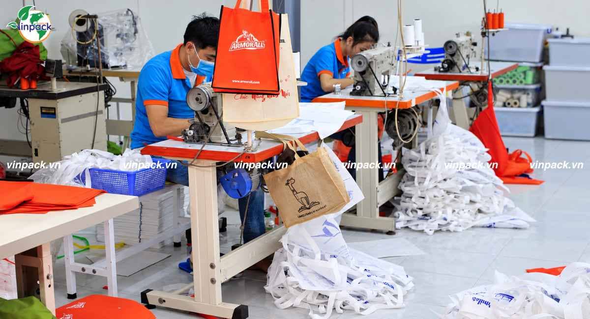 Xưởng sản xuất túi vải dược phẩm