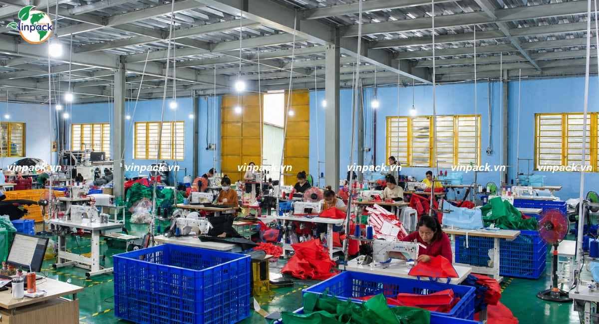 Xưởng sản xuất túi vải quà tặng 20/11